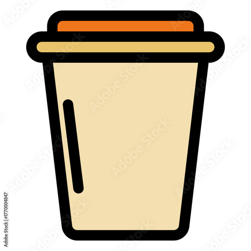Paper cup icon