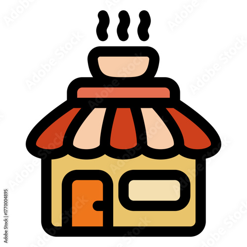 Tea shop icon