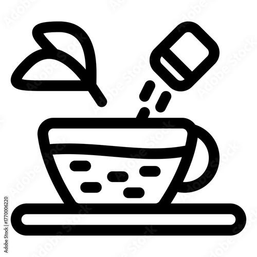 Herbal tea icon