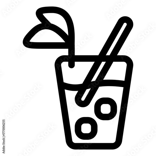 Ice tea icon
