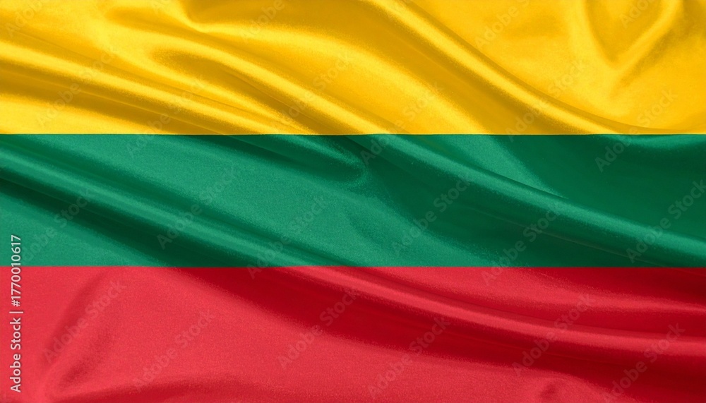 Fototapeta premium Lithuania flag, symbolic, national pride