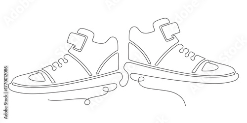 continuous line shoes 