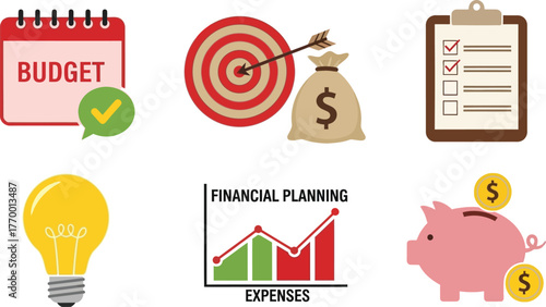 Financial planning budget expenses savings and investment strategy guide