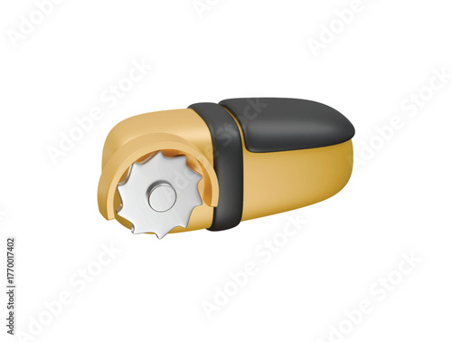 angle grinder icon 3d illustration render
