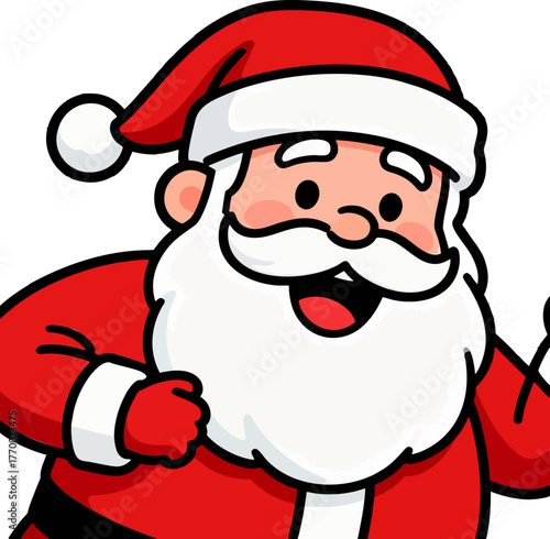 Santa clause Vector art illustration
