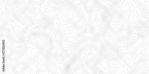 abstract seamless vector Modern topo map design White background with topographic world grid wave Topographic map geographic line texture.	