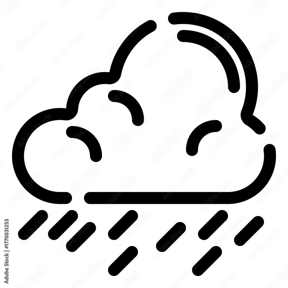 Obraz premium Raining icon