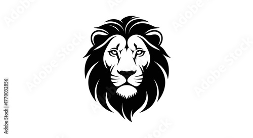 Majestic Lion Head Illustration: A Powerful Symbol of Strength and Royalty
