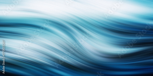 Dynamic Blue Abstract Flowing Lines Background