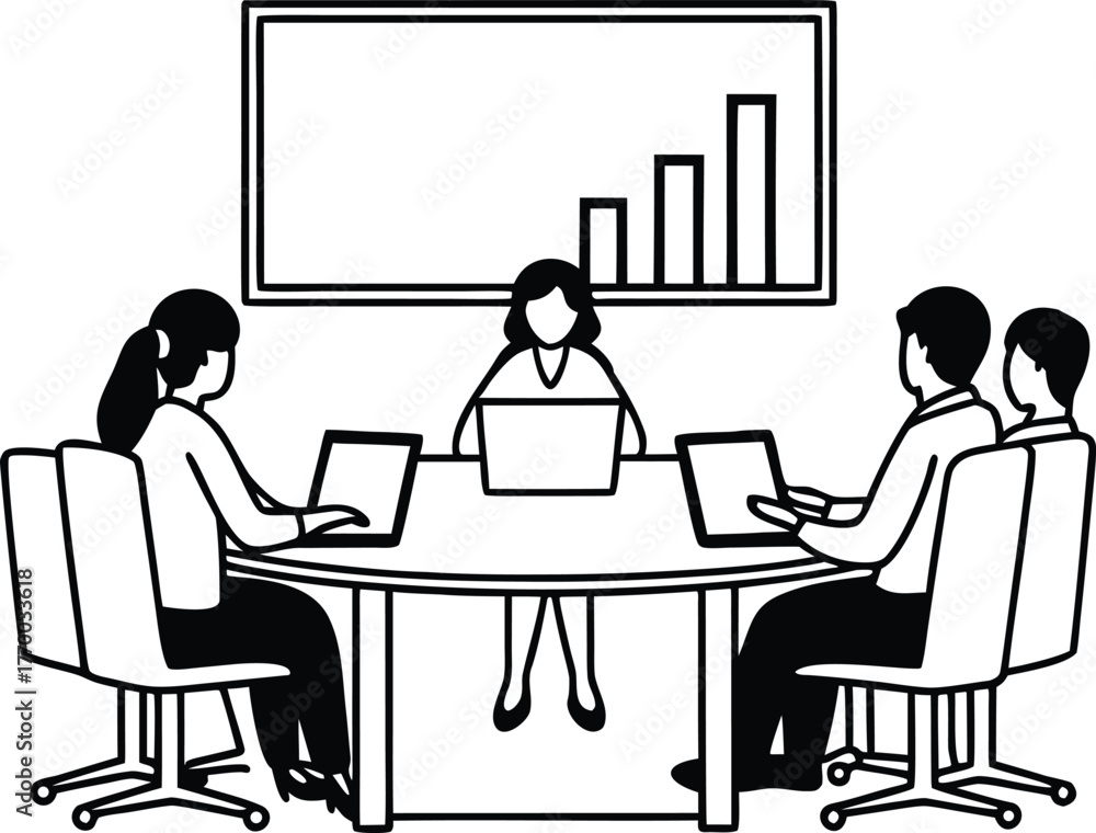 Fototapeta premium business meeting in office