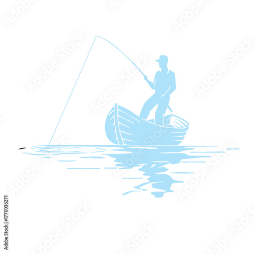 Angler on Water