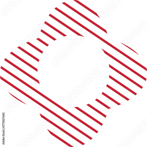 retro frame shape line