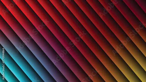Modern Abstract Colorful Gradient Geometric Lines Stripes Background Design with vector illustration