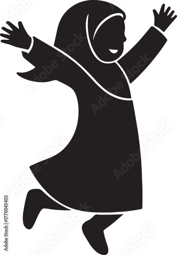 Minimal Hijab Silhouettes