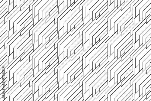 3657_Architectural Line Art Seamless Pattern