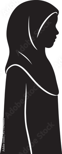 Minimal Hijab Silhouettes