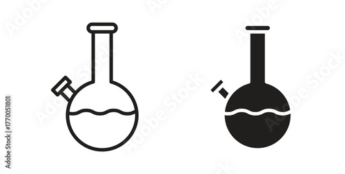 Bong icon for mobile app, editable designs