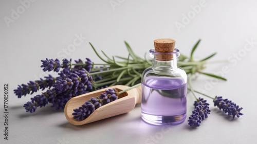 Lavender essential oil for relaxation and stress relief therapy