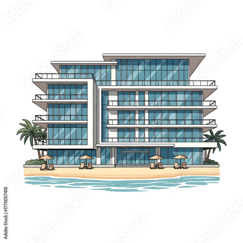 Beachside Medical Clinic with Ocean View