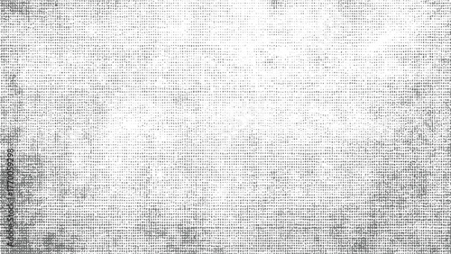 textured background composed of irregular gray dots on white surface, creating distressed effect.