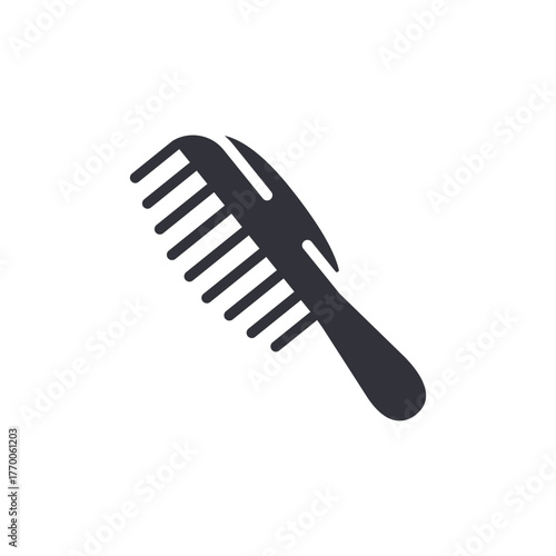 Hairdressing Tool Silhouette Icon Graphic Design Element
