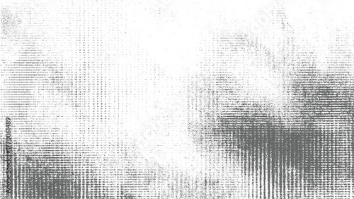 Abstract grey and white textured background with scattered dots and horizontal lines.