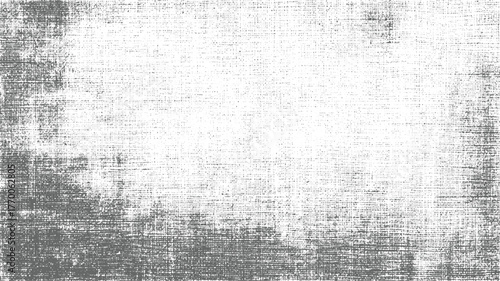 gray and white textured fabric background with visible woven pattern and rough surface details.