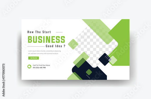 corporate business YouTube thumbnail design