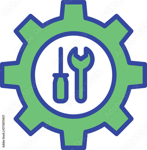 Abstract geometric pattern with vibrant color accents