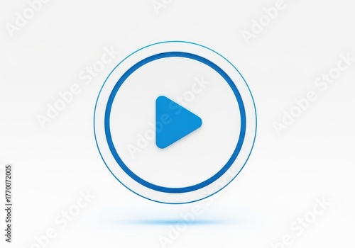 Free Download Play button isolated on white background - GFXLoad
