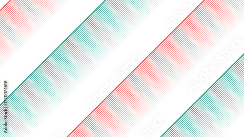 Abstract diagonal lines in red and green, creating a dynamic and visually interesting pattern with a sense of movement and depth