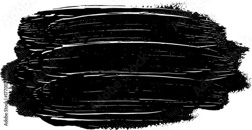 essence of gesture profound black pigment making a powerful artistic statement