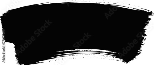 abstract black brushstroke, a textured imprint of powerful creative expression