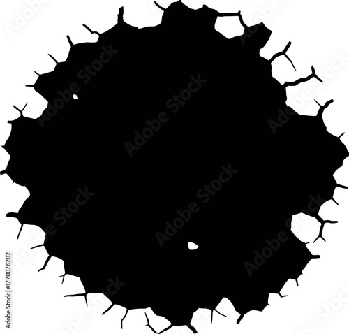 earths veins an abstract view of connection and vulnerability