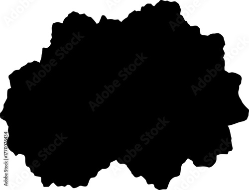 uncharted continent emerges, a dark, fluid map of abstract possibility