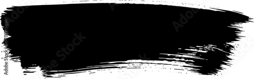 momentary impulse captured a deep black stroke of pure expression