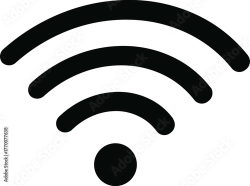 Strong Wireless Signal Connection Icon