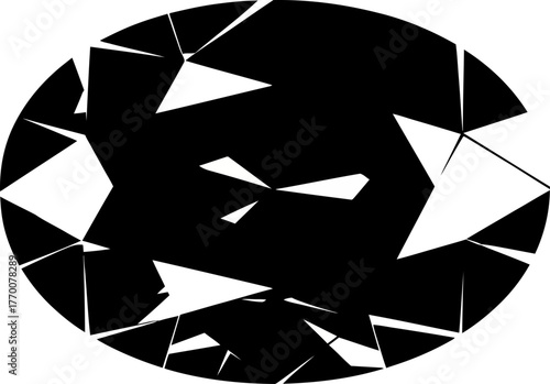 shattered form dynamic fragments ignite visual stories with powerful, abstract energy