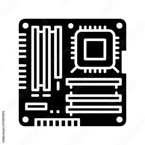 A motherboard is the main printed circuit board in general purpose computers and other expandable systems