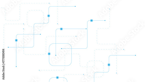 Abstract futuristic technology background. Technology background with crossed lines and dots.