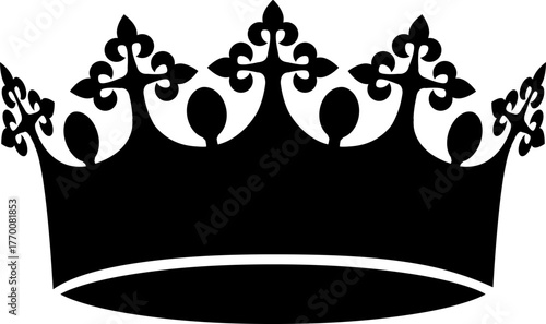 Crown vip premium icon.Royal crown symbol collection. line crown icon. vector illustration. King and Queen Crowns.crown icon on white background crown, king,queen, royal, princess, prince,king. ribbon