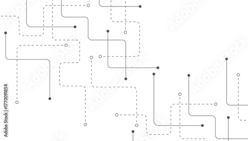 Abstract background with technology circuit board texture. Modern electronic motherboard texture. Creative idea for internet technology. Tech concept for header, web banner, website, presentation.