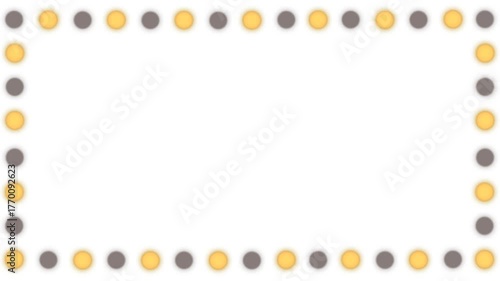 交互に点滅する電飾フレーム