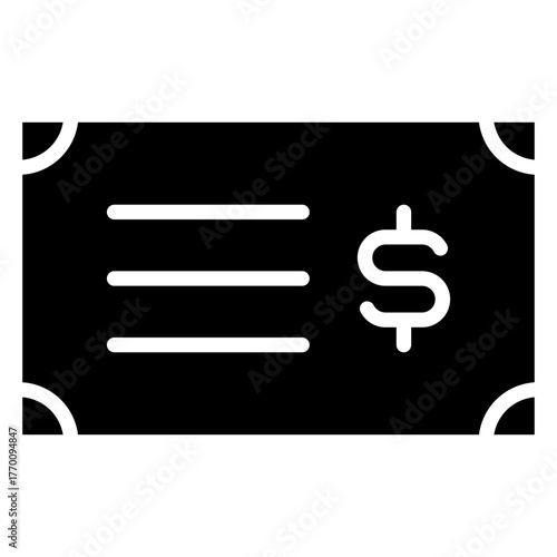 Money Prize Glyph Icon