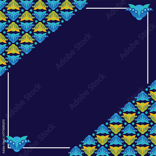 Hispanic heritage background vector design