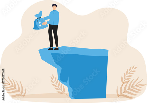 financial difficulties and Difficulty paying bills and repayment of loans and debts when due. work hard to make money. Entrepreneurs work hard to attract wealth.
