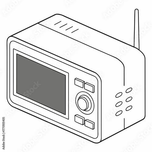 Illustration of a radio communication device