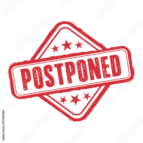 postponed stamp