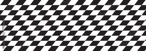 Checkered seamless pattern repeating banners of racing flag stripe speed texture, ideal for backgrounds, fabric and digital graphics. Racing cars and race car stripe, checkered flag, finish line.