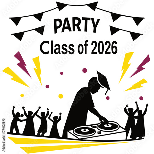 Party class of 2026 with dj